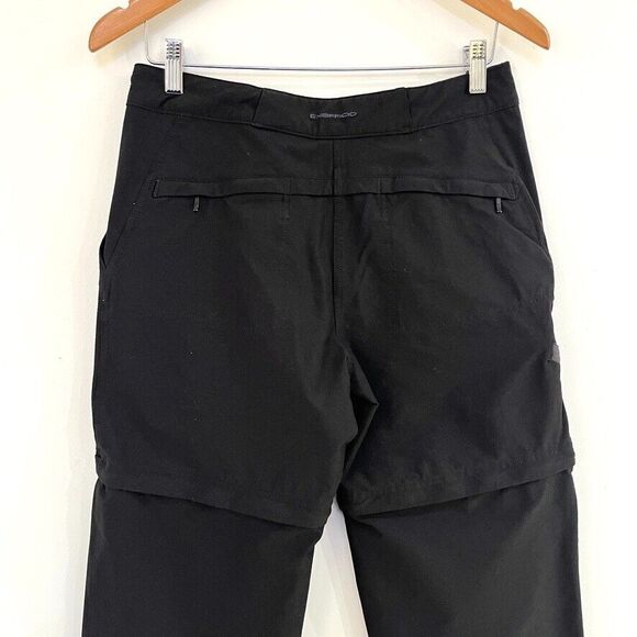 ExOfficio Convertible Black Nylon Hiking Pants Womens Sz 10 Gorpcore Outdoor - Picture 6 of 11